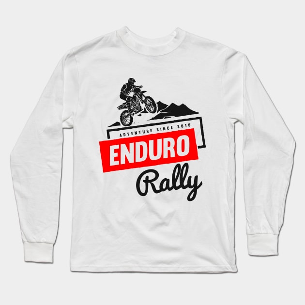 Enduro Rally Club Long Sleeve T-Shirt by RadCoolguy